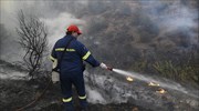 Πυρκαγιά σε ξερά χόρτα στη Χαλκηδόνα Θεσσαλονίκης