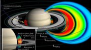 Το διαστημόπλοιο Cassini ανακαλύπτει μια νέα ζώνη ακτινοβολίας στον Κρόνο