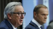ΕΕ-Brexit: Αισιόδοξοι για άμεση συμφωνία οι Γιούνκερ-Τουσκ