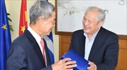 Με τον πρέσβη της Σιγκαπούρης συναντήθηκε ο διευθύνων σύμβουλος του ΟΛΠ