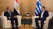 Ελούντα: Συνάντηση Αλ. Τσίπρα με τον Αιγύπτιο πρόεδρο