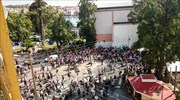 Λέσβος: Πορεία διαμαρτυρίας 200 μεταναστών από Μόρια προς Μυτιλήνη