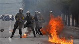 Επεισόδια στο μαθητικό συλλαλητήριο στο κέντρο της Αθήνας
