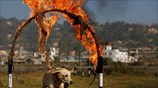 Αστυνομικές επιδείξεις στο Κατμαντού