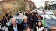 Θεσσαλονίκη: Διαμαρτυρία εκπαιδευτών οδηγών με παράταξη αυτοκινήτων