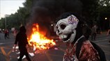 Συγκρούσεις σε πορεία διαμαρτυρίας στο Σαντιάγο