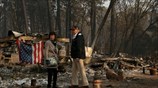 Επίσκεψη Τραμπ στους πυρόπληκτους της Καλιφόρνιας