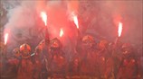 Στους δρόμους οι πυροσβέστες της Βαρκελώνης