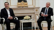 Putin receives Tsipras at Kremlin