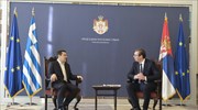 Tsipras, Vucic refer to restored rail links; Greek PM says Prespa agreement will boost ties