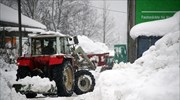 Προβλήματα από τις χιονοπτώσεις σε Αυστρία - Γερμανία