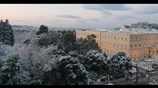 Χιονόπτωση στην πλατεία Συντάγματος