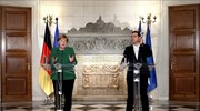 Merkel praises Tsipras in Athens for Prespa agreement; cites 