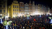 Γκντανσκ: Διαδηλώσεις μετά τη δολοφονία του δημάρχου