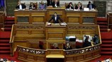 Σύγκρουση κορυφής στη Βουλή πριν την ψηφοφορία
