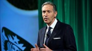 O πρώην CEO των Starbucks σκέφτεται να διεκδικήσει την προεδρία των ΗΠΑ