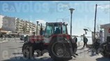 Πορεία αγροτών στο κέντρο του Βόλου