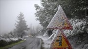Διακοπή κυκλοφορίας στη Λ. Πάρνηθος λόγω χιονόπτωσης