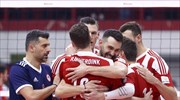 Βόλεϊ: Μεγάλη πρόκριση στα ημιτελικά του CEV Cup για τον Ολυμπιακό