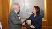 Greek DM meets with Israeli ambassador
