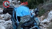 Κρήτη: Σταθερή η κατάσταση της οδηγού που έπεσε σε γκρεμό με Ι.Χ.