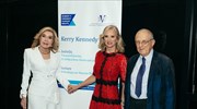 Μαριάννα Βαρδινογιάννη - Kerry Kennedy: «Τα Γλυπτά του Παρθενώνα ανήκουν στην Ελλάδα»