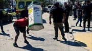 Κόρινθος: Ένταση και συμπλοκές έξω από το δικαστικό μέγαρο