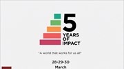 #5yearsofimpact - «A world that works for all»
