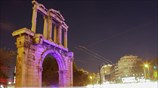 Φωταγώγηση της Πύλης του Αδριανού