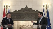 Τσίπρας - Ράσμουσεν: Μεταναστευτικό και Πρέσπες στο επίκεντρο της συνάντησης