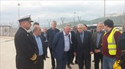 Ηγουμενίτσα-Φ. Κουβέλης: Επιθεώρηση των έργων επέκτασης του λιμανιού