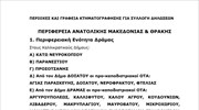 Οι περιοχές όπου παρατείνεται η συλλογή δηλώσεων ιδιοκτησίας