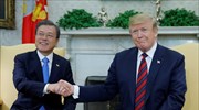 Ο Τραμπ ευχαρίστησε Ρωσία και Κίνα για τη βοήθεια τους με τη Βόρειο Κορέα