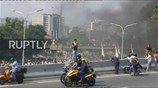 Βενεζουέλα: Διαδηλωτές υπέρ του Γκουαϊδό συγκεντρώνονται έξω απο αεροπορική βάση στο Καράκας
