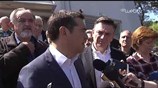 Δηλώσεις Τσίπρα στο Αεροδρόμιο Ιωαννίνων