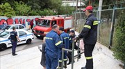 Ν. Σμύρνη: Φωτιά στο παλιό κλειστό γήπεδο του Πανιωνίου