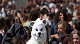 Διαδηλώσεις για το κλίμα στις Βρυξέλλες