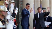 Το αποτέλεσμα των ευρωεκλογών στο επίκεντρο της συζήτησης Σάντσεθ - Μακρόν