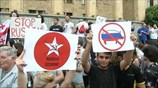 Υπό πολιορκία η Βουλή της Γεωργίας
