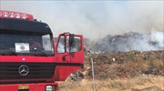 Πυρκαγιά στο Νεράκι Λαυρίου -  Εκκενώθηκε άτυπος καταυλισμός μεταναστών