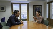 Συνάντηση Αλ. Τσίπρα - Σκα Κέλερ στις Βρυξέλλες