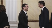 O Αλ. Τσίπρας συνεχάρη τηλεφωνικά τον Κυρ. Μητσοτάκη