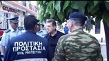 Άφιξη Χρυσοχοΐδη στη Χαλκιδική