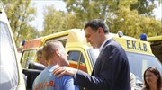 Στα κεντρικά του ΕΚΑΒ ο υπουργός Υγείας Β. Κικίλιας