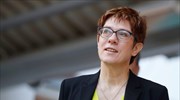 Γερμανία: Η πρόεδρος του CDU αναλαμβάνει νέα υπουργός Άμυνας
