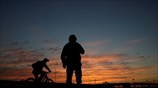 Δύση ηλίου στα σύνορα ΗΠΑ- Μεξικού