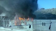 Πυρκαγιά στο hot spot του Λαυρίου