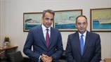 Επίσκεψη Κυριάκου Μητσοτάκη στο Υπουργείο Ναυτιλίας και Νησιωτικής Πολιτικής