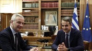 French FinMin Le Maire meets with Greek leadership in Athens; Mitsotakis to visit Paris