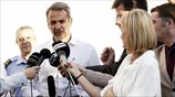 Στην Εύβοια ο πρωθυπουργός Κυριάκος Μητσοτάκης